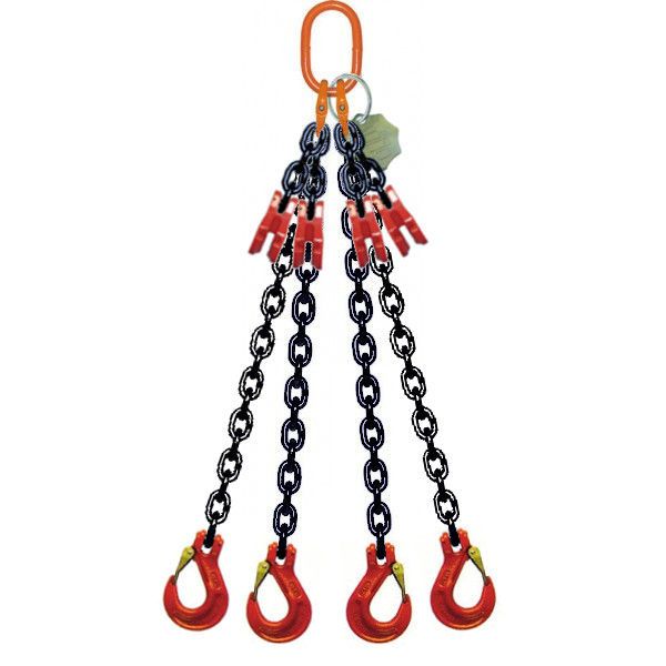 Vierstrang-Kettengehänge G80 (LOK4) 2.360–26.500 kg