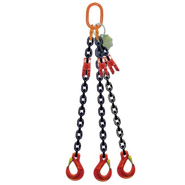 3-strängiges Kettengehänge G80 (LOK3) 2.360–26.500 kg