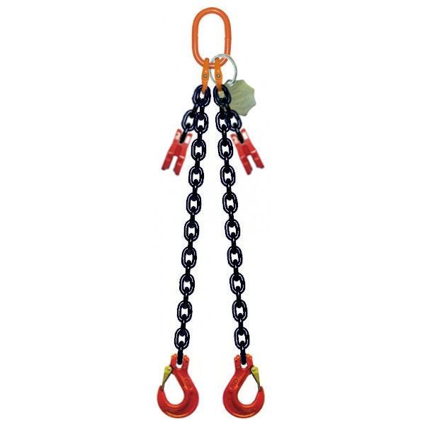 Zweistrang-Kettengehänge G80 (LOK2) 1.600–17.000 kg