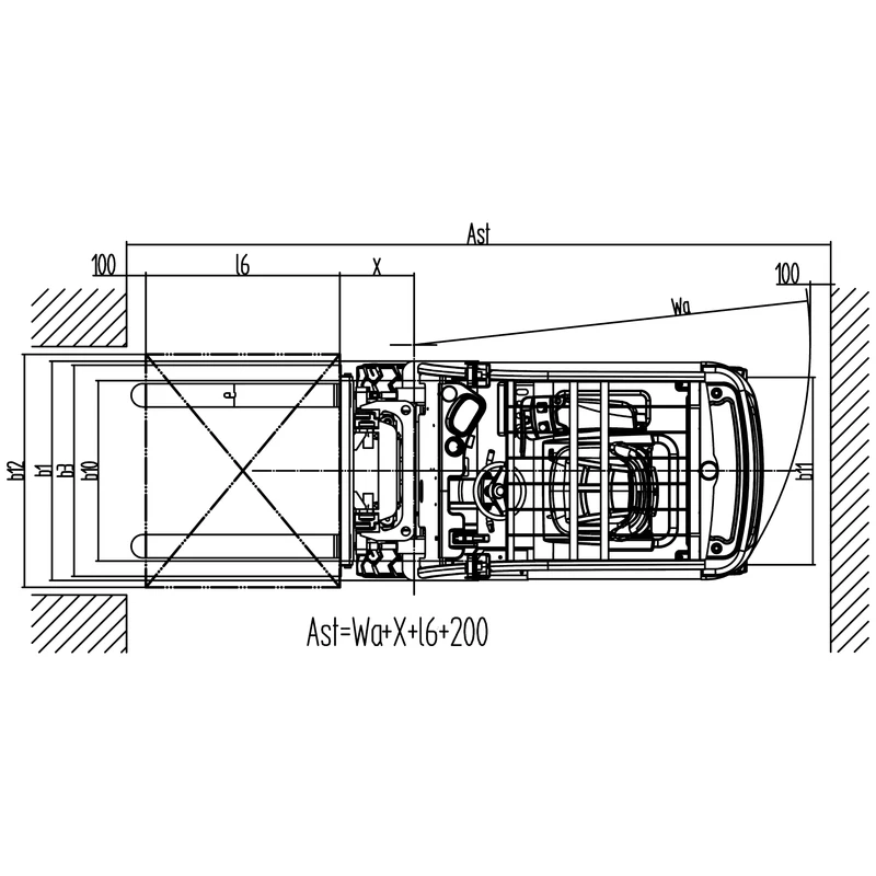 Elektro-Gegengewichtsstapler ECV16S–ECV35S mit H-Antriebsachse