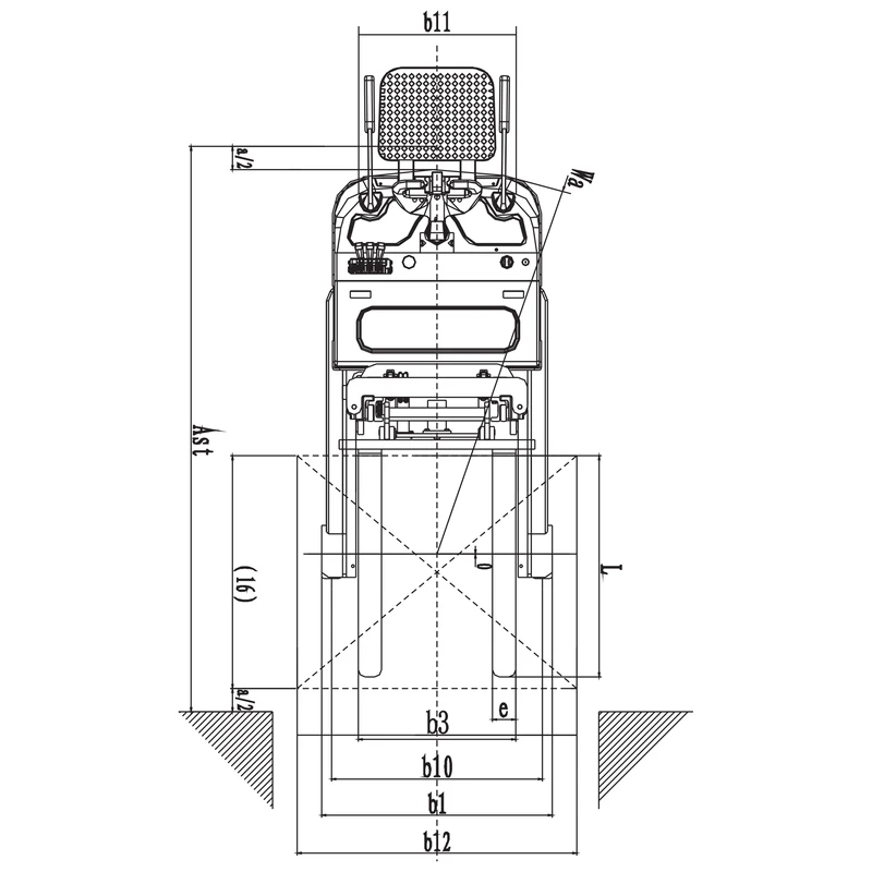 Elektro-Hochhubwagen EVVP12C-P/EVVP15C-P mit Spezialstahlmast