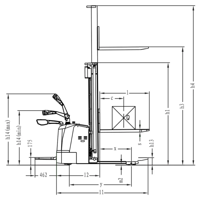 EVV20-P Elektro-Hochhubwagen, 2.000 kg – Ansicht 4