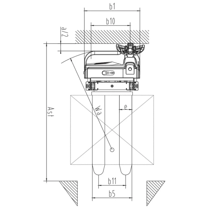 Elektro-Hochhubwagen mit Initialhub EVV10B-I/EVV12B-I – Produktbild 3