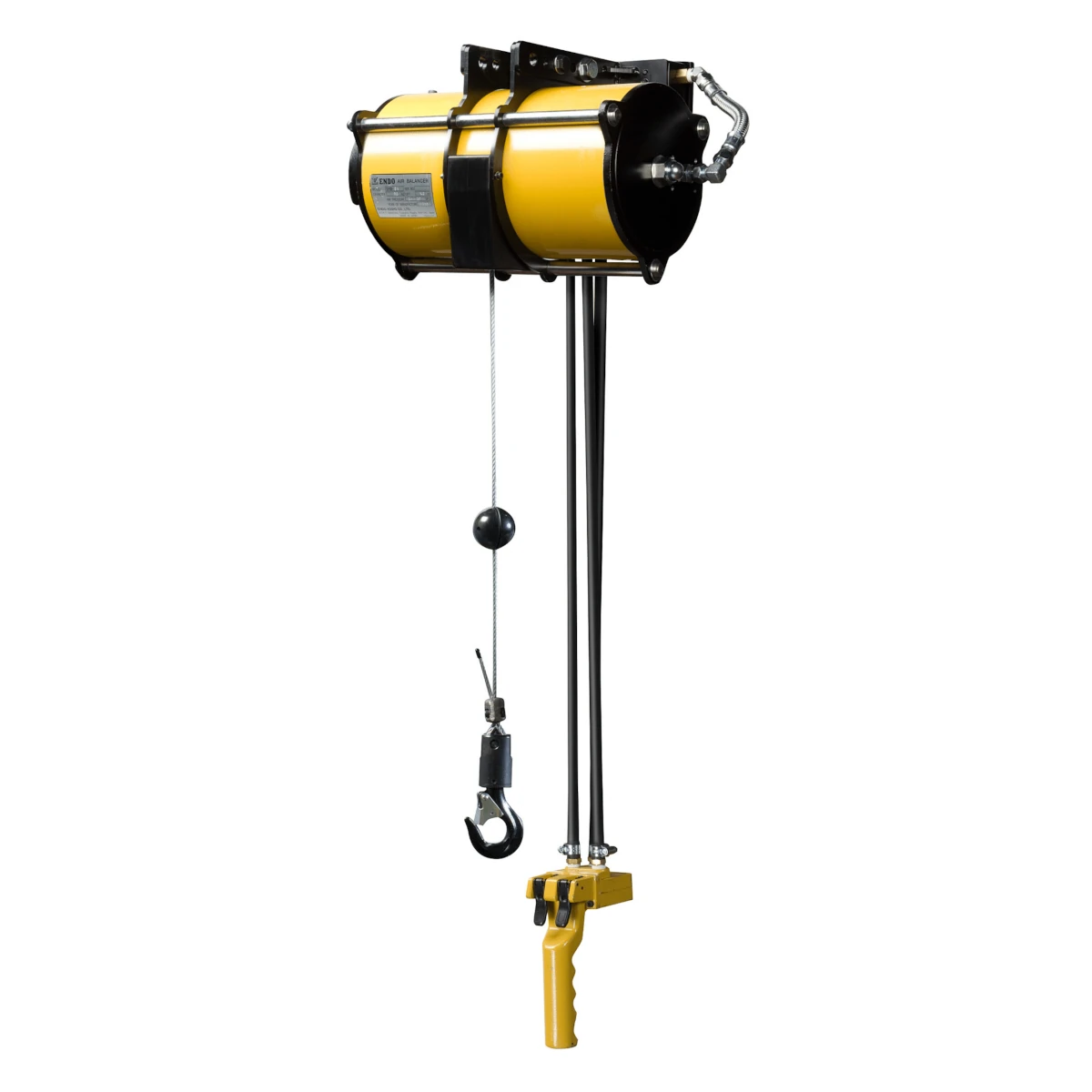 ENDO ATEX-Druckluft-Balancer mit Pendelunterdrückung (EHB-85D, MSD-Modul), 0–90 kg