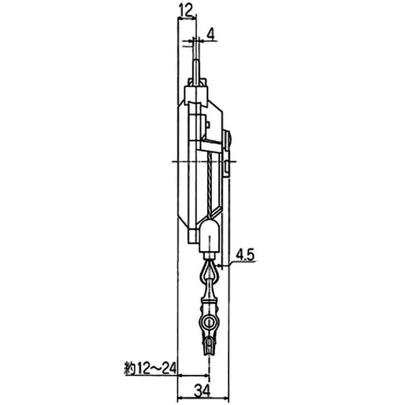ENDO Zero-Gravity-Federzug EK-00 für 0,5–1,5 kg – Produktansicht 4