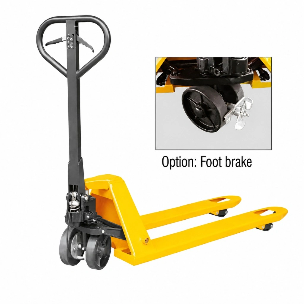 Handhubwagen mit Bremse (RPV2500K), 2.500 kg