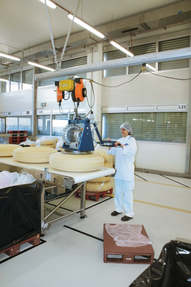 GIS GPR Elektrokettenzug für Pharma- und Chemieanlagen