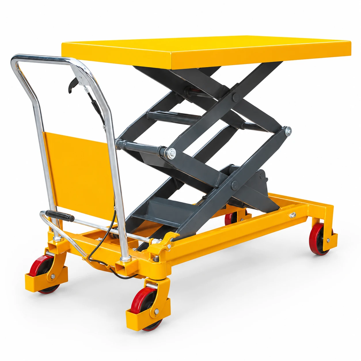 Fahrbarer Doppelscheren-Hubtisch (MPS800D), 800 kg, 1.500 mm