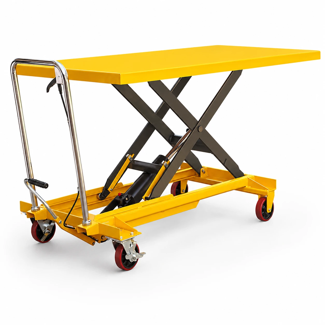 Fahrbarer Scherenhubtisch (MPS500T) 500 kg 1600 x 800 mm