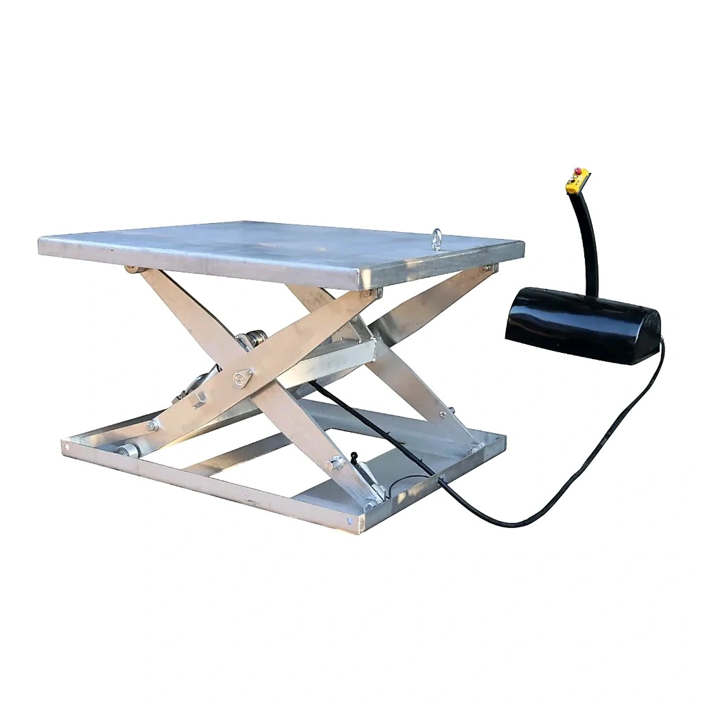 Elektrischer Edelstahl-Hubtisch AISI 304 (JHS1800S) 1.800 kg
