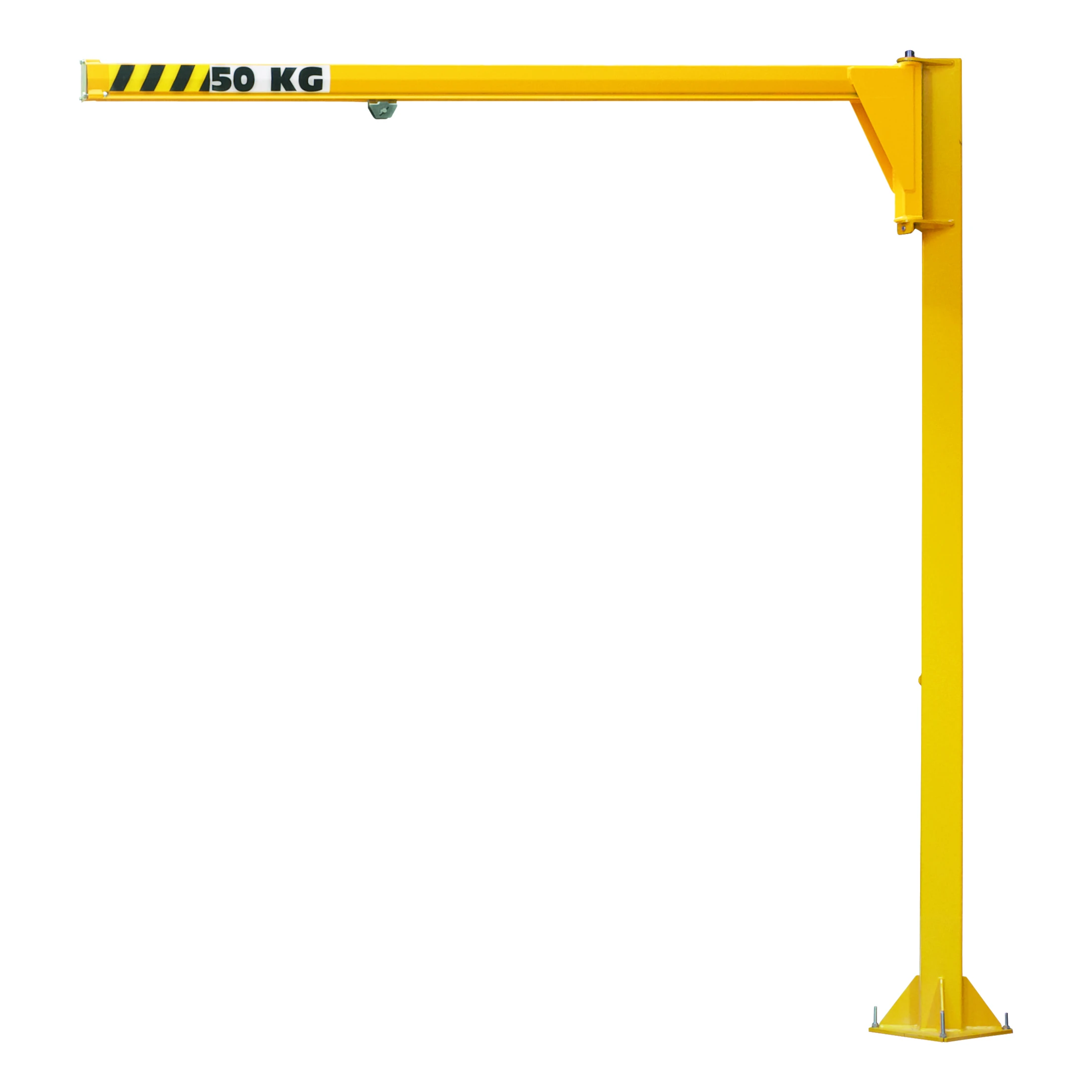 Niedrig bauender Säulenschwenkkran mit Rollfahrwerk (NSDK), 270°, 50–100 kg, 2–5 m