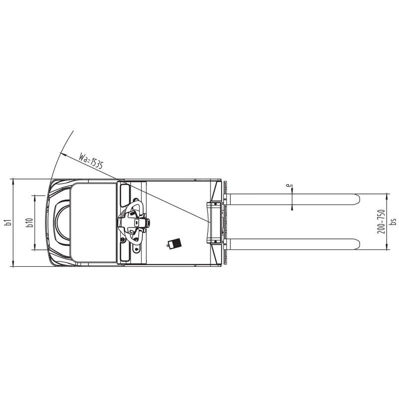 Elektro-Kommissionierfahrzeug NKV10-P mit 1.000 kg Tragfähigkeit