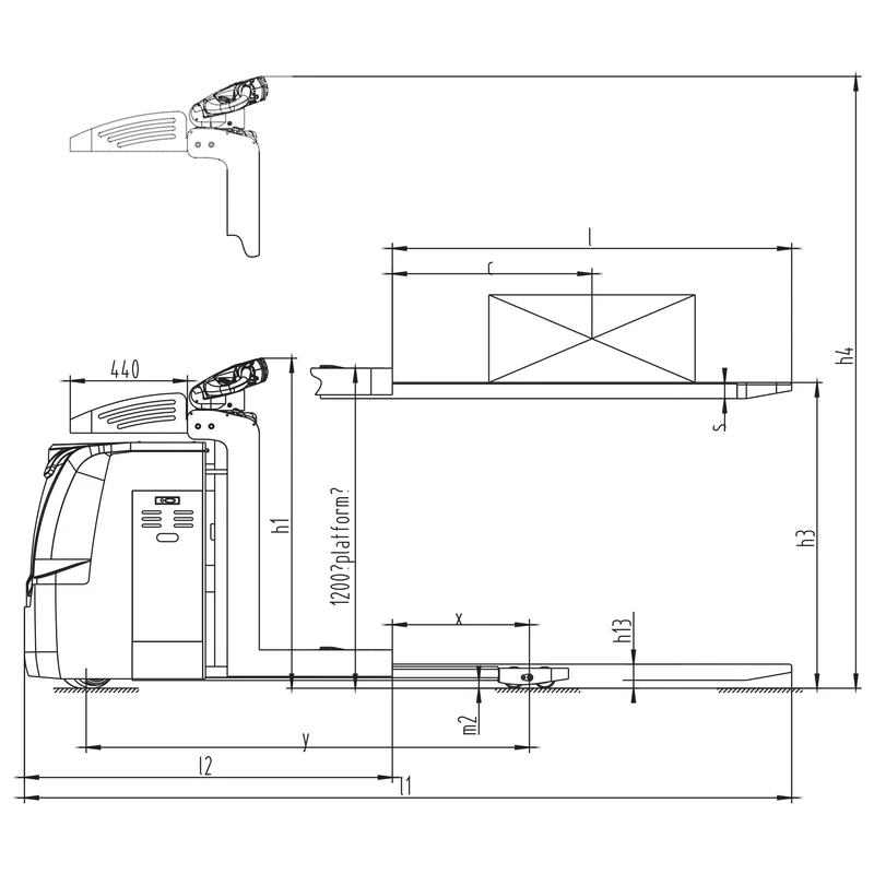 Elektro-Niederhub-Kommissionierer NKV10/NKV12 – Produktansicht 4