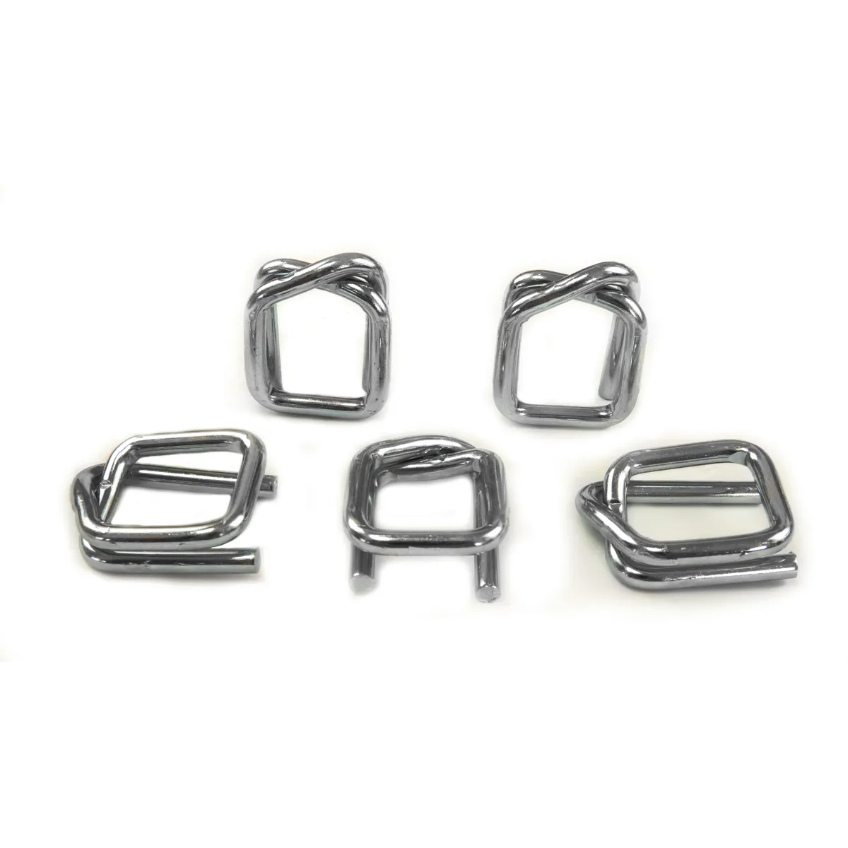 Verzinkte Drahtschnallen (Metallklemmen) für Textil-Umreifungsband (BUCKLES-32G) 32 mm