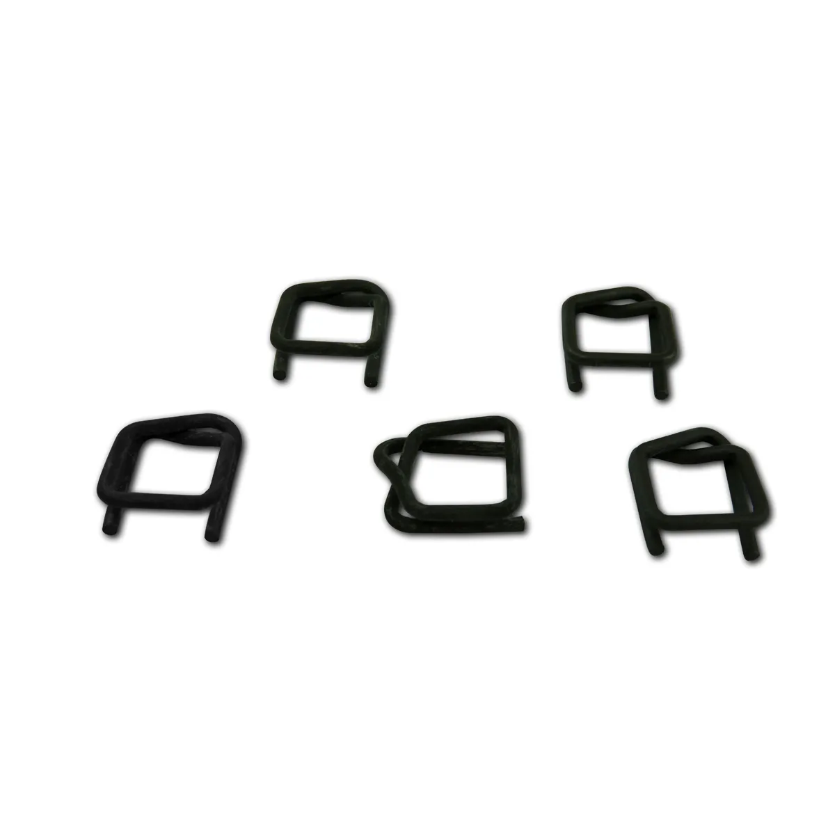 Phosphatierte Schnallen für Polyester-Umreifungsband (BUCKLES-13F) 13 mm