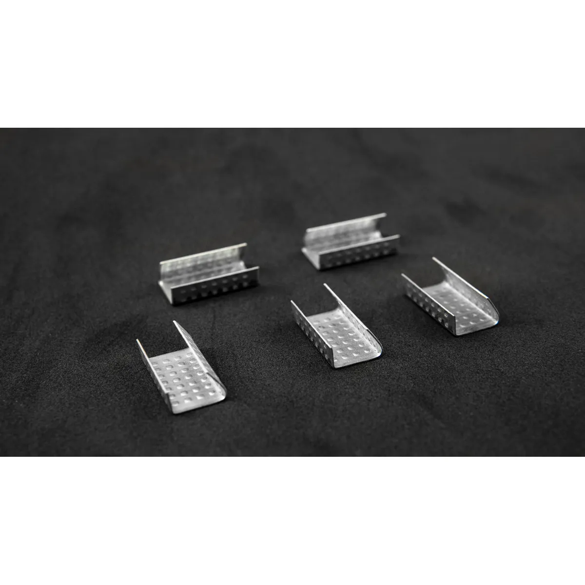 Stahl-Verschlusshülsen für PP-Umreifungsband (BUCKLES-12PP), 12 mm