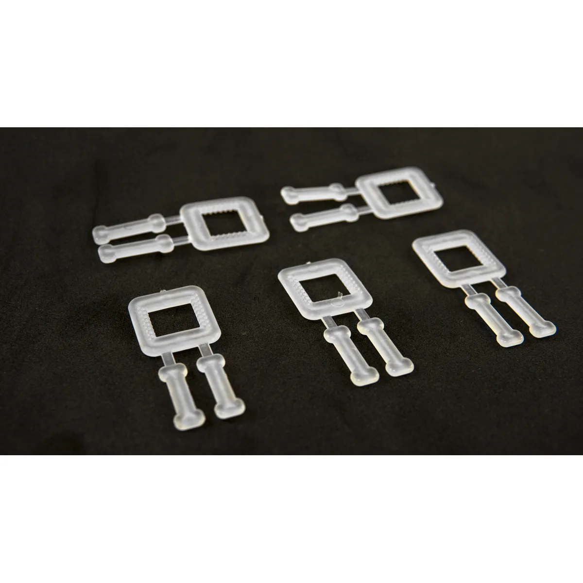 Weiße Kunststoffschnallen für PP-Umreifungsband (BUCKLES-5P), 12 mm