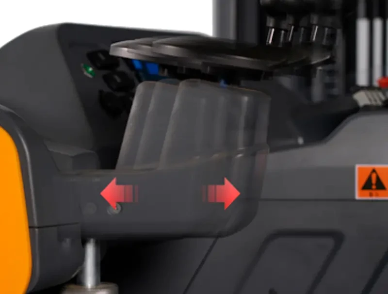 Schubmaststapler der Deluxe-Serie REV20D mit 2.000 kg Tragfähigkeit – Ansicht 7