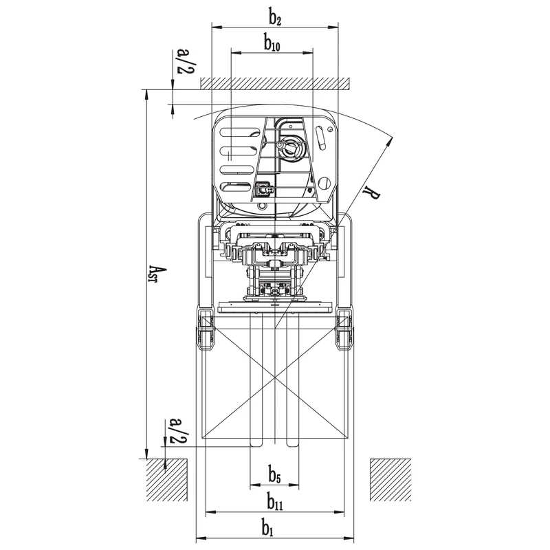 Elektro-Schubmaststapler REV15DS/REV18DS – Produktansicht 10