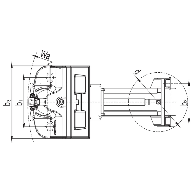 Elektroschlepper VEV25H mit elektromagnetischer Bremse – Ansicht 4