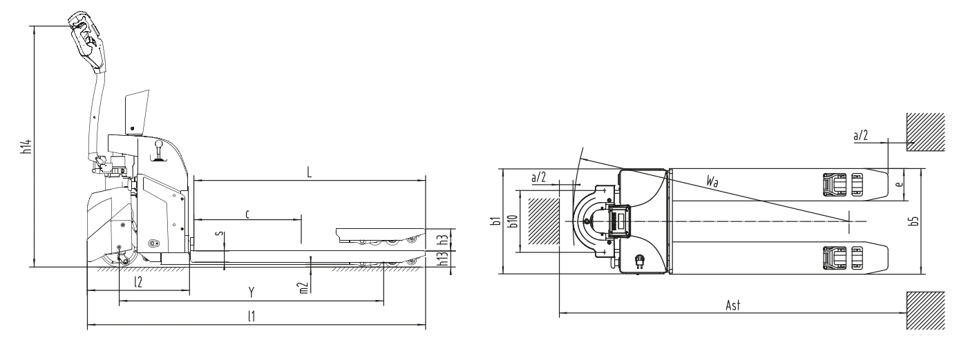 CBD15W-EC/CBD20W-EC Elektro-Hubwagen mit integriertem Wiegesystem